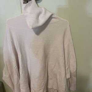 Elegant Light Pink Cowl Neck Sweater